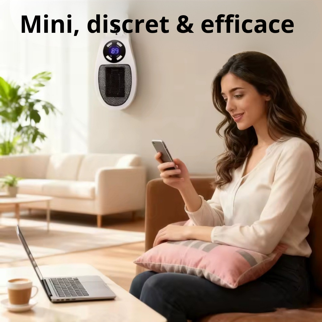 Mini radiateur télécommandé